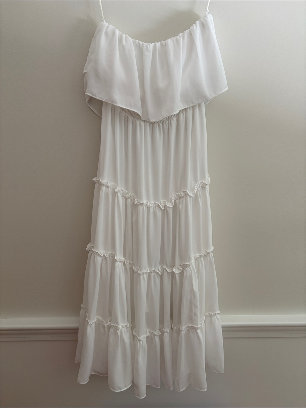 1. State Ruffle Tiered Smocked Waist Dress - Picture 2 of 7